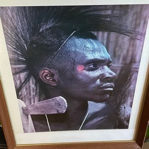 Amazing African tribal framed picture